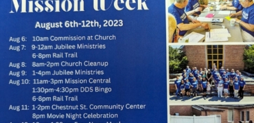 Mission Week Aug 6-12