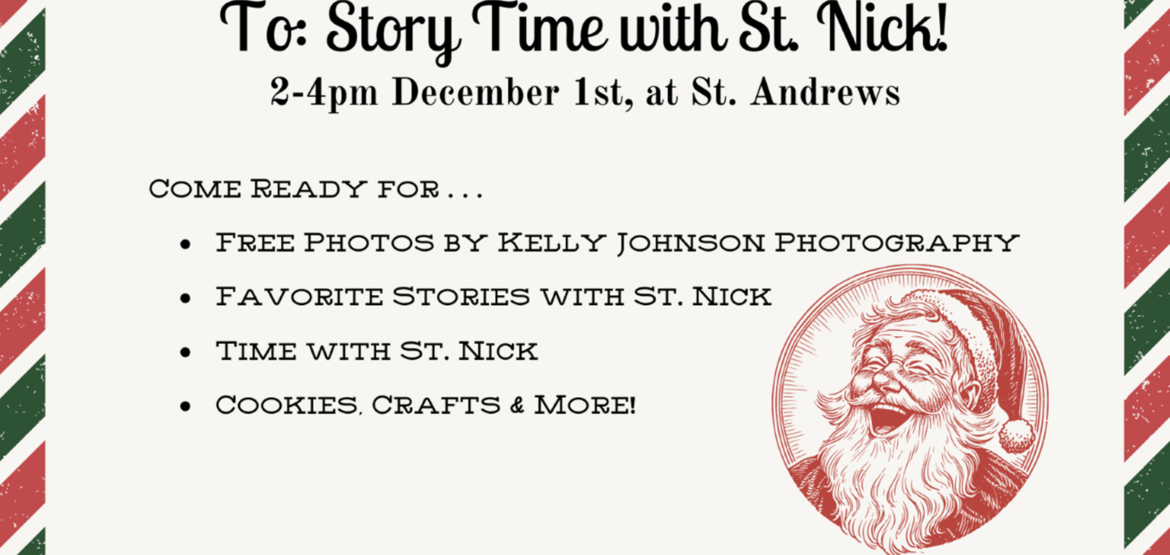 Story Time With St. Nick 12.01.2024