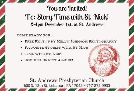 Story Time With St. Nick 12.01.2024