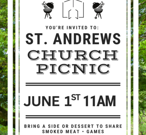 Church Picnic June 1st
