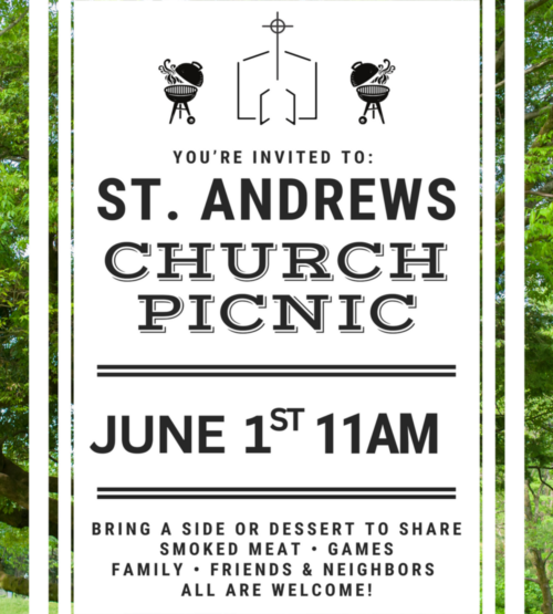 Church Picnic June 1st