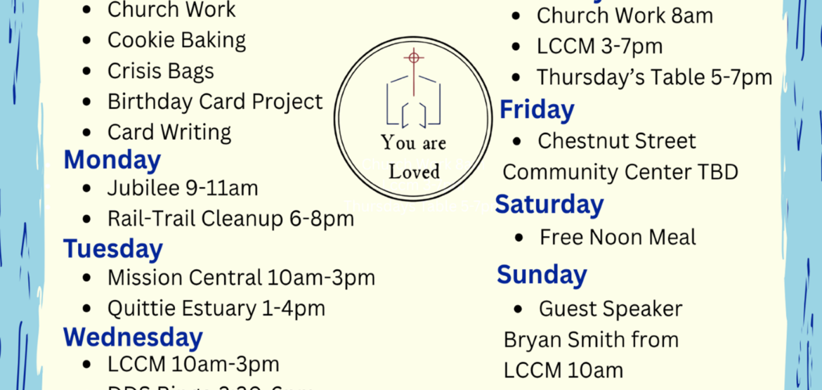 Mission Week Aug 3-10