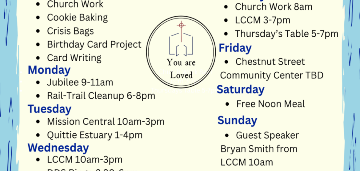Mission Week Aug 3-10