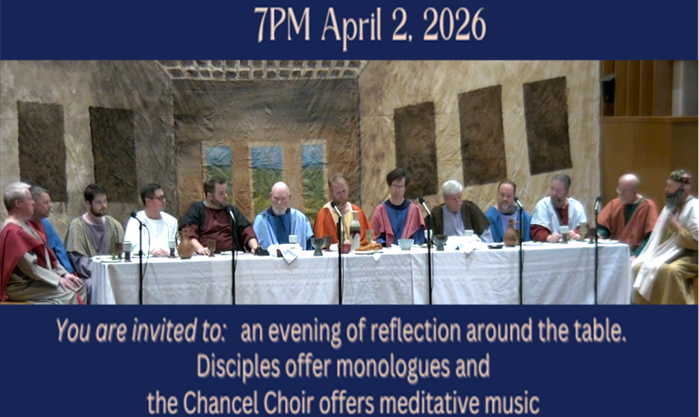 The Living Last Supper 7pm  Apr 2, 2026