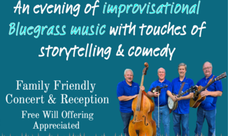 Concert Series: May 8, 2026 “Summit Hill Bluegrass Band” 7:30pm